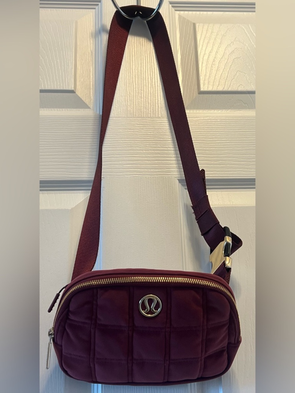 Lululemon Quilted Velour Everywhere Built Bag Quilted Crossbody Bag